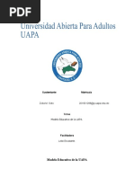 Modelo Educativo de La UAPA - (UAPA)