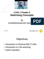 Switching Concepts: CCNA 3 Chapter 5