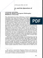 KERSLAKE, Christian. Deleuze, Kant and The Question of Metacritique PDF