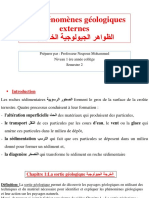 Cours Du Geologie Externe - Sortie Geologique Et Etude de La Carte Topographique