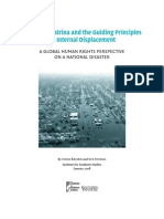 Hurricane Katrina and The Guiding Principles On Internal Displacement