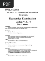 Economics Exam Jan 10