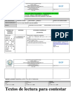 Tarea 2 Segundo Historia Plan de Tareas Primer Año de Bachillerato Estudiantes 2019 2020 