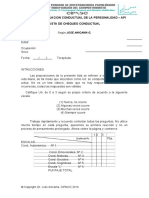 Protocolo de Evaluacion Conductual de La Personalidad API 1