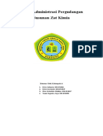 Tugas Administrasi Pergudangan Susunan Zat Kimia