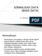 Normalisasi Basisdata #8