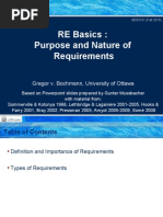 SEG3101-Ch1-1 - Basics - Purpose and Nature of Requirements