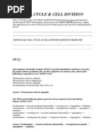 Cell Cycle Cell Division PDF