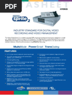 Digital Sprite 2 Datasheet