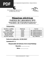 TP 5 Paralelo de Transformadores