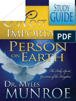 Most Important Person On Earth Studyguide Myles Munroe