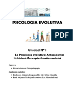 PS EVOLUTIVA Psicopedagogia UNIDAD 1