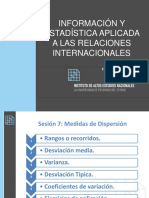 7) Medidas de Dispersion