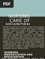 Nursing Care For Newborn