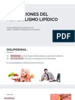 Alteraciones Del Metabolismo Lipídico PDF