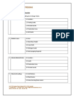 Prestress Construction Information Checklist