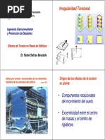 Efectos de Torsión en Planta PDF