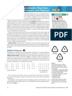 Polymerization Reactions - Monomers and Polymers