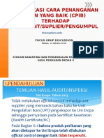 Sertifikasi Cara Penanganan Ikan Yang Baik (CPIB)