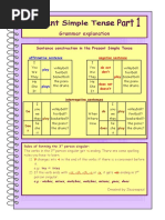 Present Simple Tense Part 1 Grammar Explanation