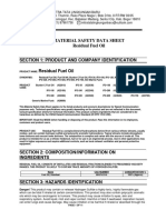 MSDS - Residu Oil