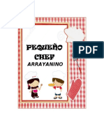 Proyecto Actividad Pequeño Chef Arrayanino - 1 Básico