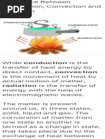 Difference Between Conduction, Convection and Radiation