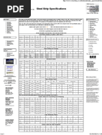 Steel Strip Specifications