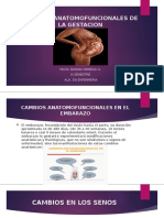 Cambios Anatomofuncionales de La Gestacion