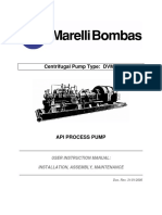 Pump Iso13709 Api610 bb3 Multistage DVMX Marelli Maintenance Manual English