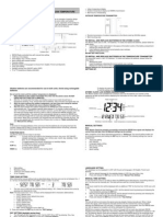 Atomic Clock Instructions Manual