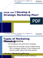 How Do I Develop A Strategic Marketing Plan?