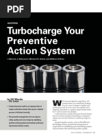 Turbocharge Your Preventive Action System