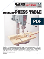 WoodPlans Online - Drill Press Table