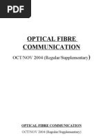 Optical Fibre Communication