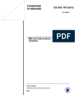 ISO 707.2012 Milk and Milk Products - Guidance On Sampling PDF