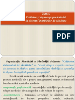 2018-2019 Curs 1-Calitatea Şi Siguranţa Pacientului În Sistemul Îngrijirilor de Sănătate