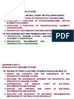 Learning Unit 2 Prokaryotic Genome System