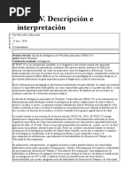 Wisc IV Valoración de Las Partes para Interpretación