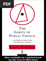 Limits of Public Choice