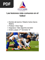 Lesiones Futbol