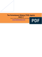 Seleksi Kompetensi Bidang (SKB) Agama Islam 2 PDF