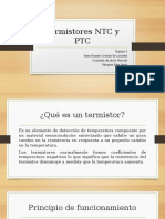 Termistores NTC y PTC