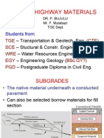 TR 331 - HIGHWAY MATERIALS @udsm by BUJULU in Share With Christian Nicolaus Mbise