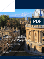 Oxford Leading Strategic Projects Programme Prospectus