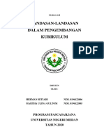 Makalah Landasan Pengembangan Kurikulum