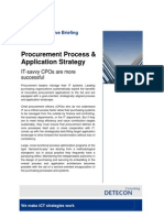 Procurement Process & Application Strategy: IT-savvy CPOs Are More Successful (Detecon Executive Briefing)