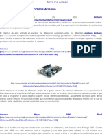 Modulos Arduino - CETRONIC - Componentes Electronicos PDF