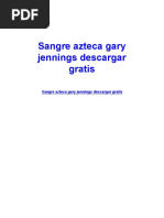 Sangre Azteca Gary Jennings Descargar Gratis