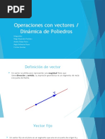 Operaciones Con Vectores en El Plano y Espacio